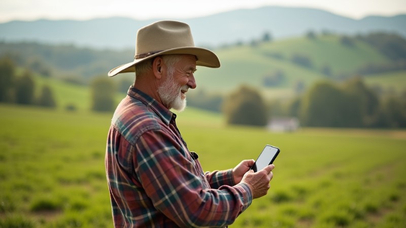 Farm Safety for Aging Farmers through Assistive Technology and Planning, Concept art for illustrative purpose - Monok