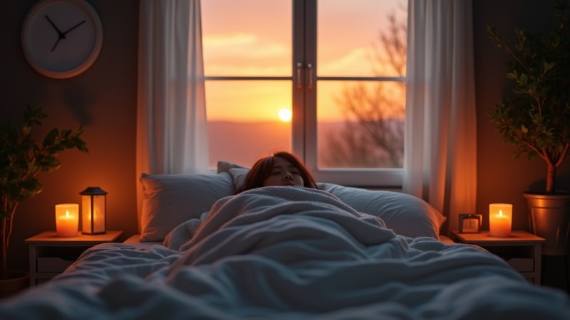 Preparing Your Body for the Time Change: Tips for Better Sleep, Concept art for illustrative purpose, tags: sleep daylight saving - Monok