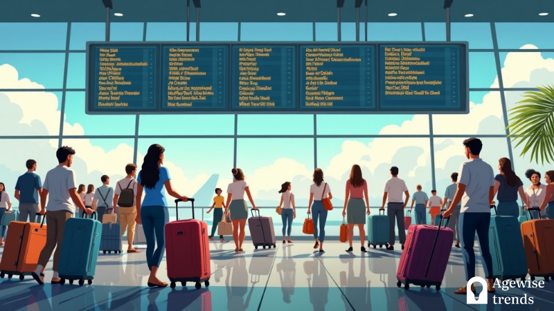 2024 Travel Trends Show Americans Shifting Destinations, Concept art for illustrative purpose, tags: rediscovering travel: insights - Monok