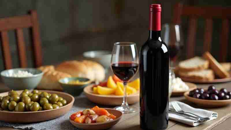 Red Wine's Place in the Mediterranean Diet, Concept art for illustrative purpose - Monok