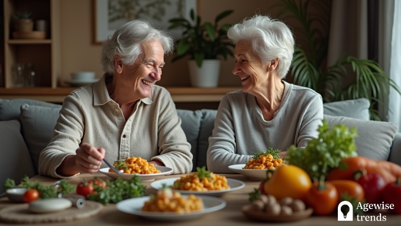 Exploring Meal Kits and Food Delivery for Seniors, Concept art for illustrative purpose - Monok