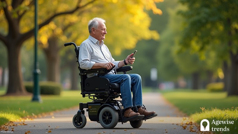 Enhancing Senior Mobility with Lodstun’s Innovative Scooters and Wheelchairs, Concept art for illustrative purpose, tags: game-changing - Monok