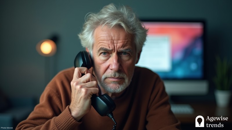 Phone Scams Targeting Senior Citizens on the Rise; Authorities Advise Precaution, Concept art for illustrative purpose - Monok