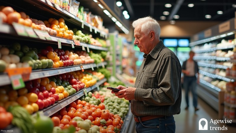 Updated 'Healthy' Labeling Helps Seniors Make Nutritious Choices at the Grocery Store, Concept art for illustrative purpose, tags: healthy food - Monok