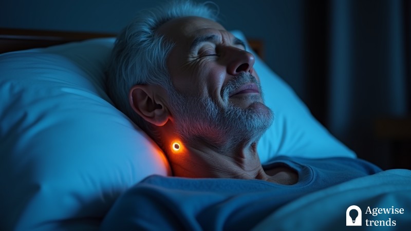 How Hypoglossal Nerve Stimulation Implants Can Enhance Sleep Apnea Treatment for Seniors, Concept art for illustrative purpose - Monok