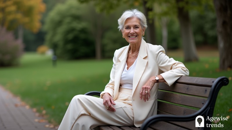 Age-Appropriate Fashion for Seniors: Embracing Style and Comfort, Concept art for illustrative purpose, tags: senior - Monok