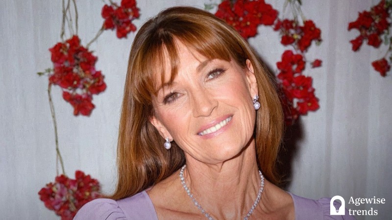 73-Year-Old Jane Seymour Poses in Stylish Swimsuit at Breathtaking Beach, Concept art for illustrative purpose, tags: confidence - Monok