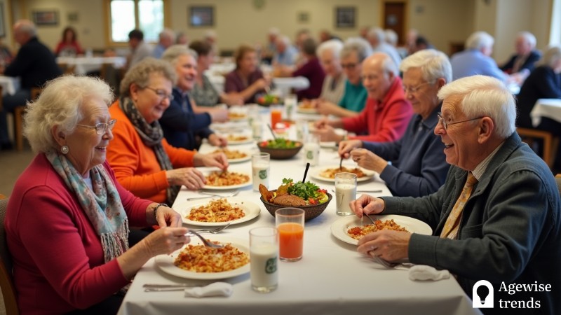 5-Star Dining and Fellowship at Huron County Senior Center, Concept art for illustrative purpose, tags: center meals - Monok