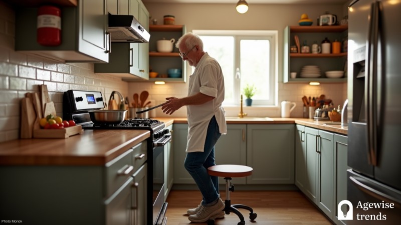 7 Essential Kitchen Safety Tips for Seniors, Concept art for illustrative purpose, tags: safer - Monok